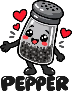 “Salt & Pepper (Hers)” design