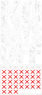 “No Days Off” design