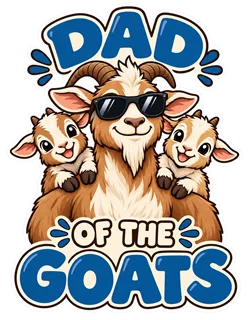 تصميم Dad of the GOATs