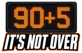 “90+5 — It’s Not Over” design