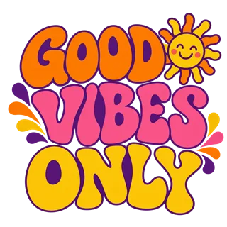 “Good Vibes Only” design
