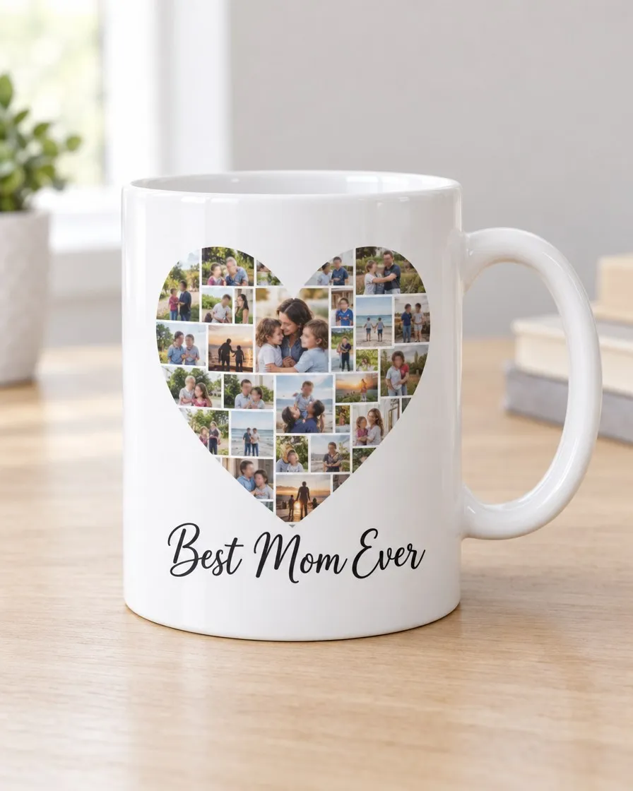 مج أبيض مطبوع عليه Best Mom Ever