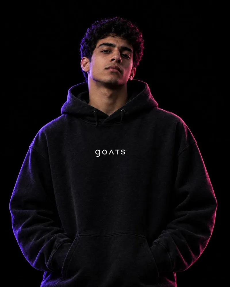 Black GOATS hoodie