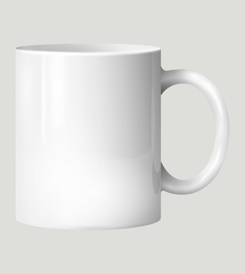White 11 oz ceramic mug